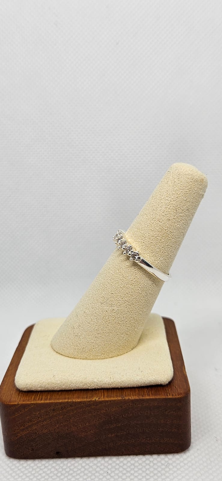 Anillo tipo banda en plata 925 Talla 6.5